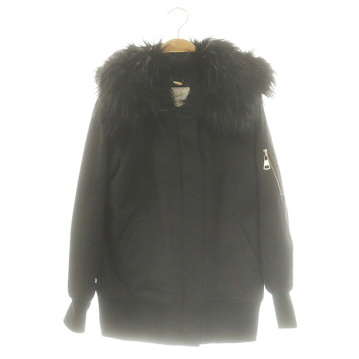 楽天市場】【中古】レディ Rady フェイクファー フーディ ブルゾン 