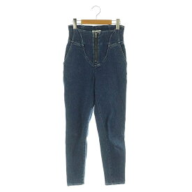 【中古】フミカ ウチダ FUMIKA_UCHIDA STRETCH DENIM CORSET PANTS デニムパンツ ジーンズ 34 青 ブルー /SS ■OS レディース 【ベクトル 古着】 250523