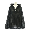 【中古】トゥデイフル TODAYFUL 24SS メッシュアノラックパーカー F 黒 ブラック /SS ■OS レディース 【ベクトル 古着】 250703