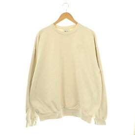 【中古】ガールズドントクライ Girls Don't Cry Tonal Crewneck Sweatshirt Cream スウェット プルオーバー トレーナー コットン XL ベージュ /NR ■OS メンズ 【ベクトル 古着】 251018
