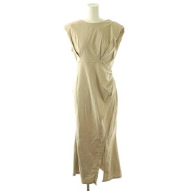 【中古】ハーリップトゥ Her lip to Tribeca Jersey Dress ワンピース ロング S ベージュ /DF ■OS レディース 【ベクトル 古着】 260305