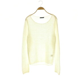【中古】ブランディーメルビル Brandy Melville Colette Sweater モヘヤ混ニット セーター プルオーバー 透かし編み アイボリー /CX ■OS ■SH レディース 【ベクトル 古着】 260608