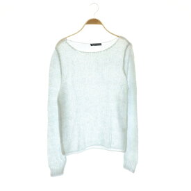 【中古】ブランディーメルビル Brandy Melville Colette Sweater モヘヤ混ニット セーター プルオーバー 透かし編み 水色 ライトブルー /CX ■OS ■SH レディース 【ベクトル 古着】 260608