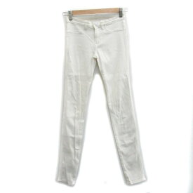 【中古】スライ SLY jeans デニムパンツ ジーンズ スキニーパンツ ロング丈 0 ホワイト 白 /MS45 レディース 【ベクトル 古着】 220711