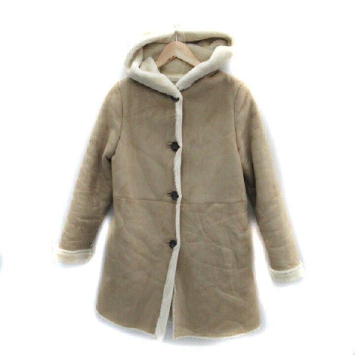 楽天市場】【中古】レイビームス Ray Beams フェイクムートンコート 
