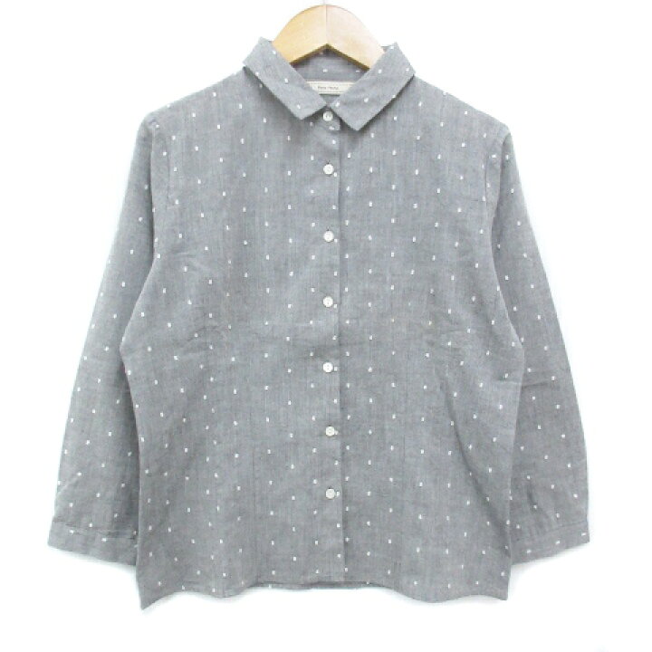 楽天市場】【中古】ペルルペッシュ Perle Peche シャツ ブラウス 長袖 