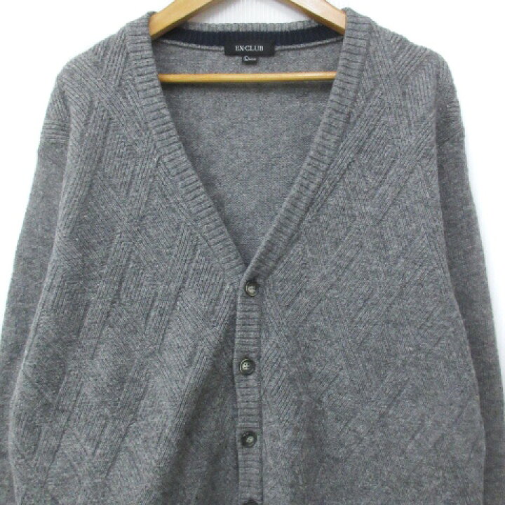 楽天市場】【中古】イーエックスクラブ EX-CLUB ニットカーディガン 