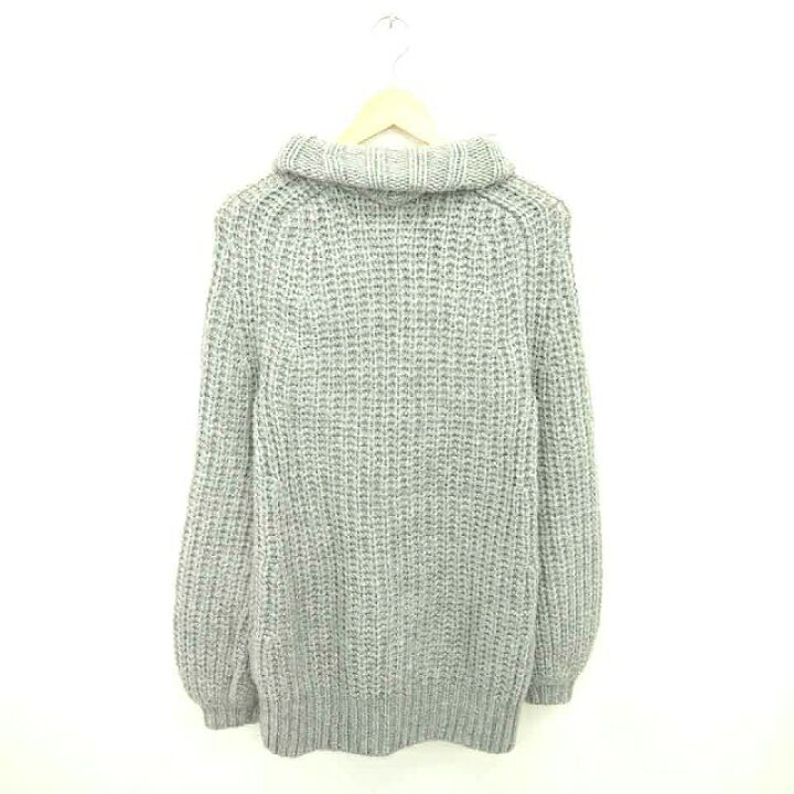 楽天市場 中古 ルビーリベット Rubyrivet ワンピース ニット ひざ丈 タートルネック 厚手 ウール混 プルオーバー 長袖 グレー Tt29 レディース ベクトル 古着 ブランド古着ベクトルプレミアム店
