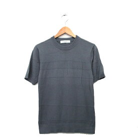 【中古】グリーンレーベルリラクシング ユナイテッドアローズ green label relaxing カットソー Tシャツ 半袖 コットン シンプル グレー 灰 /KT10 レディース 【ベクトル 古着】 230712