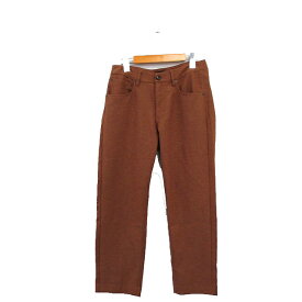 【中古】メンズビギ MEN'S BIGI テーパード パンツ ジップフライ シンプル 1 ブラウン 茶 /KT24 メンズ 【ベクトル 古着】 230909