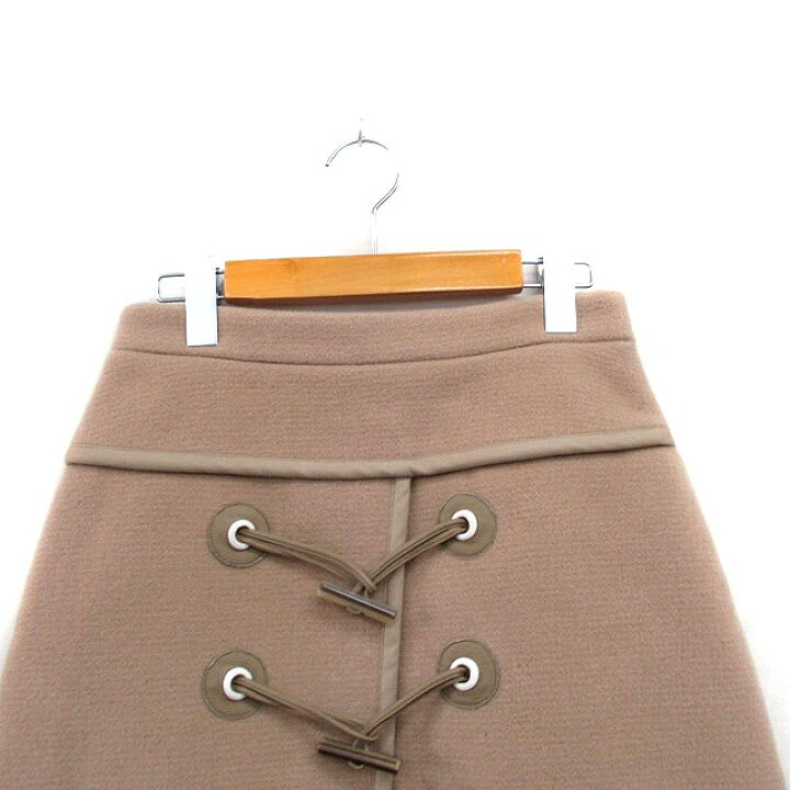 楽天市場】【中古】カルヴェン CARVEN 台形 スカート ミニ ウール 