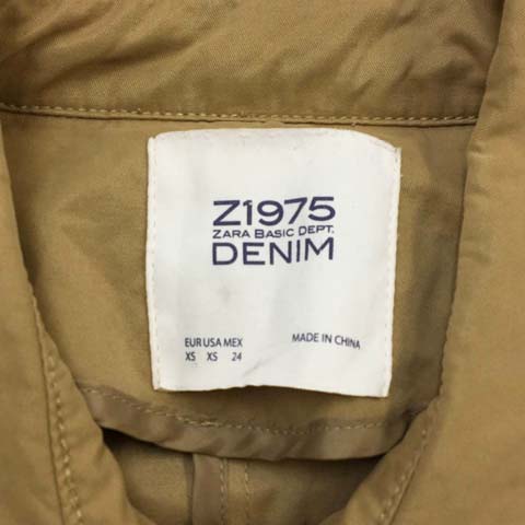 楽天市場】【中古】ザラ ベーシック ZARA BASIC Z1975 DENIM コート