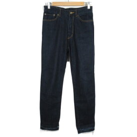 【中古】ジーナシス JEANASIS パンツ リネンカットオフDENIM S 紺 ネイビー レディース 【ベクトル 古着】 230202