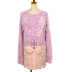 【中古】キャンディストリッパー Candy Stripper ワンピース バニー FLUFFY BUNNY KNIT ONE-PIECE 2 ラベンダー レディース 【ベクトル 古着】 210110 ベクトルプレミアム店