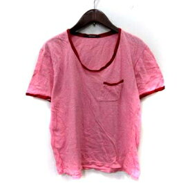 【中古】アメリカンラグシー AMERICAN RAG CIE Tシャツ カットソー 半袖 1 ピンク /YI メンズ 【ベクトル 古着】 231017