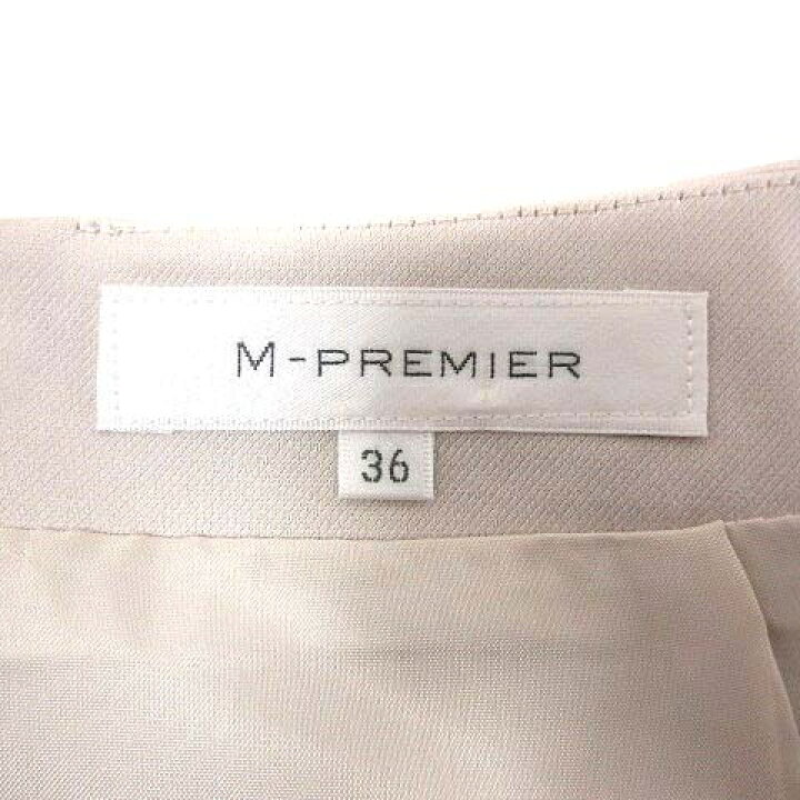 楽天市場】【中古】エムプルミエ M-Premier フレアスカート ひざ丈 36  