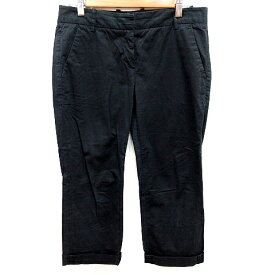 【中古】セオリー Theory クロップドパンツ 2 黒 ブラック /RT レディース 【ベクトル 古着】 250516