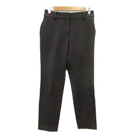 【中古】プラステ PLST テーパードパンツ スラックス S 茶 ブラウン /MN レディース 【ベクトル 古着】 260212