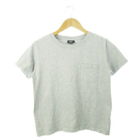 【中古】グッドウエア Good wear Tシャツ カットソー ラウンドネック 半袖 ポケット XS グレー /AH4 ☆ メンズ レディース 【ベクトル 古着】 220713