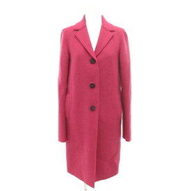 【中古】ハリスワーフロンドン HARRIS WHARF LONDON チェスターコート ウール ロング丈 ピンク ■GY61 /TZ 【ベクトル 古着】 260123