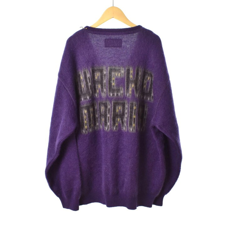 楽天市場】【中古】ワコマリア WACKO MARIA LOGO MOHAIR KNIT JACQUARD 