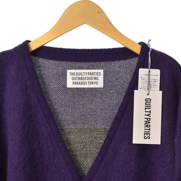 楽天市場】【中古】ワコマリア WACKO MARIA LOGO MOHAIR KNIT JACQUARD 