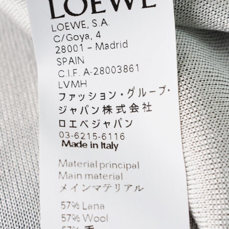 楽天市場】【中古】未使用品 ロエベ LOEWE クロップド ニット セーター