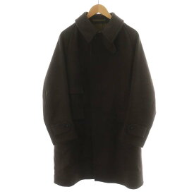 【中古】キャプテン サンシャイン KAPTAIN SUNSHINE 22AW Traveller Coat ステンカラーコート ロング丈 ウール アウター 36 S 茶 ブラウン KS22FC002 /AN13 メンズ 【ベクトル 古着】 240109