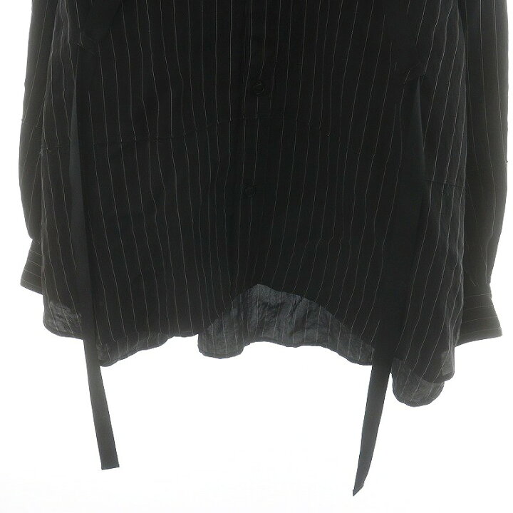 楽天市場】【中古】ジエダ Jieda 21SS RAYON STRIPE TAPE OVER SHIRT 