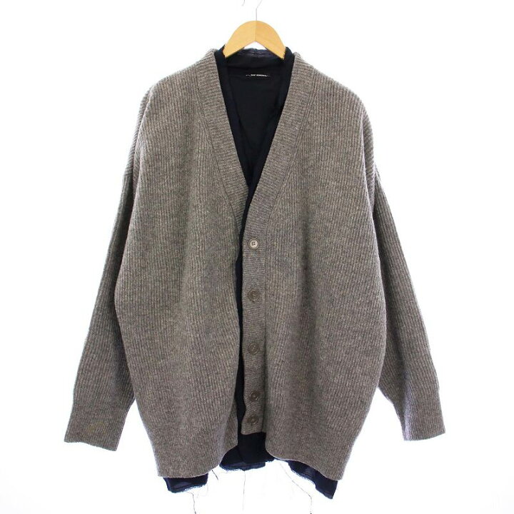 楽天市場】【中古】ラフシモンズ RAF SIMONS 21SS Big ribbed knit 