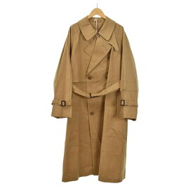 【中古】未使用品 ヨーク YOKE CUT&LAYERED TRENCH COAT カット&レイヤード トレンチコート 1 ベージュ YK23FW0599C ☆AA★ メンズ 【ベクトル 古着】 260121