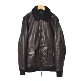 【中古】ヨウジヤマモトプールオム YOHJI YAMAMOTO POUR HOMME 20AW イサムカタヤマバックラッシュ ISAMU KATAYAMA BACKLASH 襟ボア ゴートレザー ジャケット 4 黒 ブラック HR-Y90-710 メンズ 【ベクトル 古着】 240208