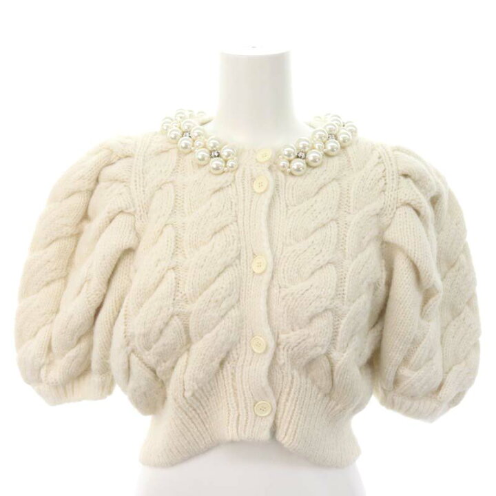 Simone Rocha パール付きカーディガン 