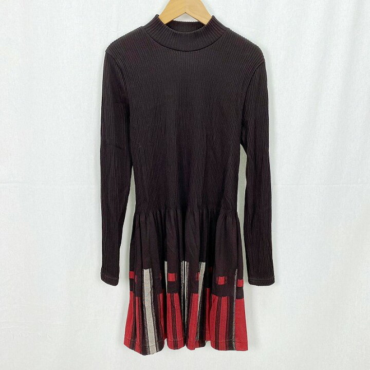 楽天市場】【中古】ヒロコビス HIROKO BIS プリーツワンピース 長袖 