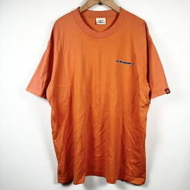 【中古】O'NEILL オニール Tシャツ プリント 半袖 ロゴ コットン オレンジ L メンズ 【ベクトル 古着】 240426