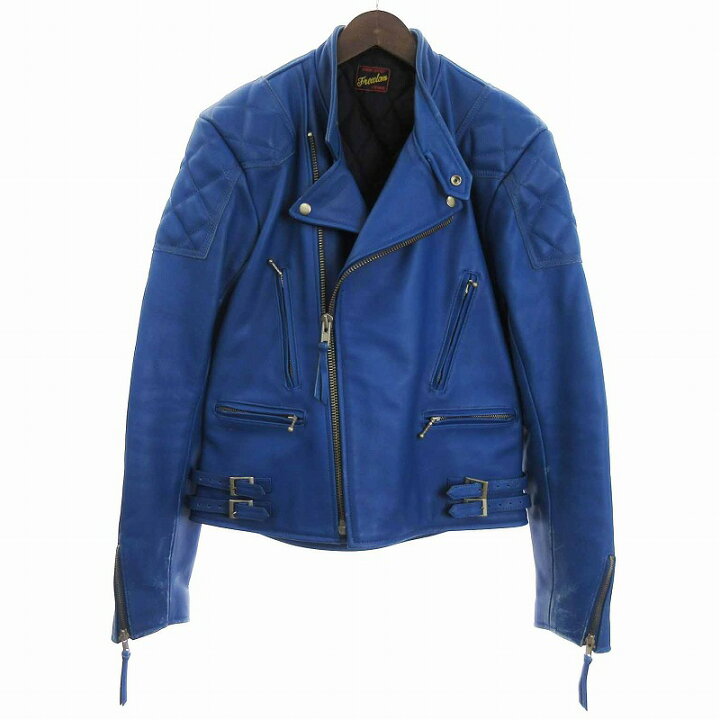 楽天市場】【中古】フリーダム FREEDOM ライダースジャケット ダブル 