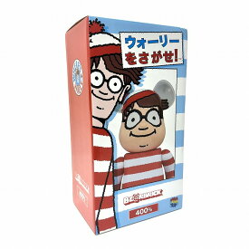 【中古】新品同様 BE@RBRICK ウォーリー を探せ！ 400％ ベアブリック メディコムトイ