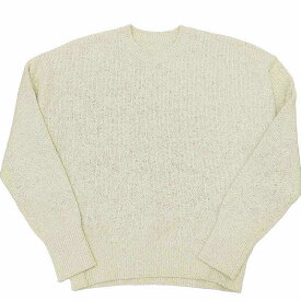 【中古】ミューズ ドゥーズィエム クラス MUSE de Deuxieme Classe 23AW BLENDFOX BOUCLE クルーネックプルオーバー ニット セーター 23080500413030 ホワイトベージュ 0321 レディース 【ベクトル 古着】 240326