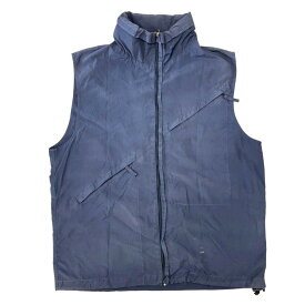 【中古】シーピーカンパニー C.P.COMPANY RELAX 01SS Cotton Nylon Vest ヴィンテージ アーカイブ ベスト ジップアップ L 紺 ネイビー 0605 メンズ 【ベクトル 古着】 251019