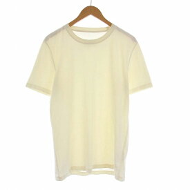 【中古】マルタンマルジェラ 10 Martin Margiela 10 19SS / Tシャツ カットソー 半袖 無地 M アイボリー /KH メンズ 【ベクトル 古着】 240402