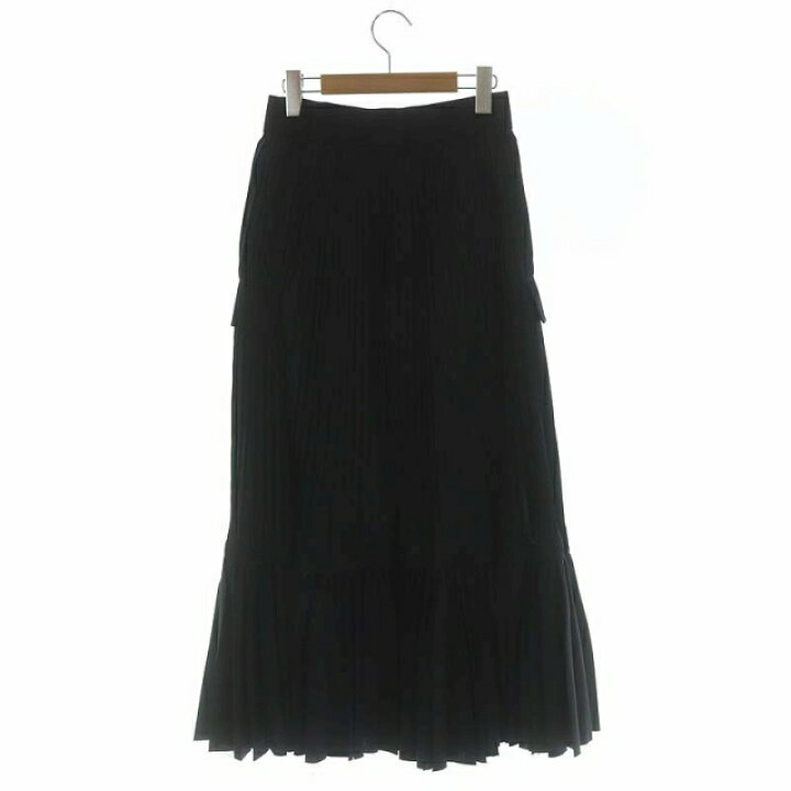 楽天市場】【中古】サカイ sacai マキシプリーツスカート ロング 0 黒  