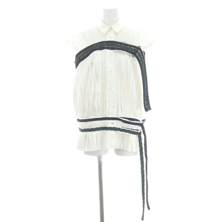 楽天市場】【中古】サカイ sacai プリーツデザインノースリーブ 