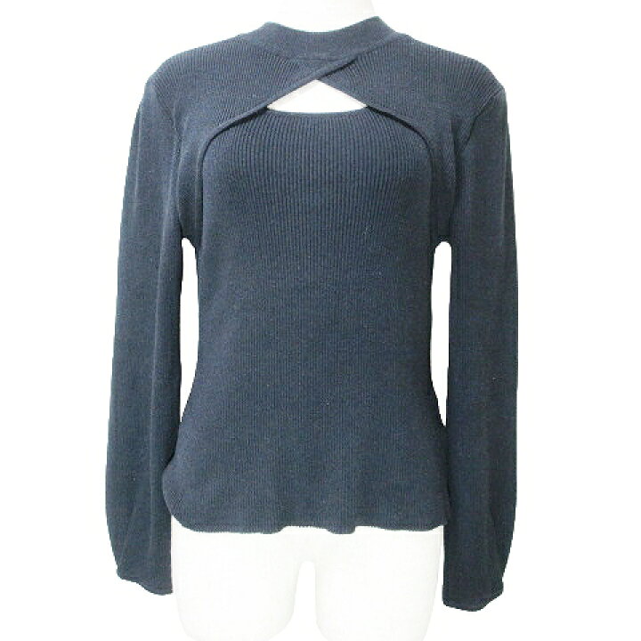楽天市場】【中古】Her lip to ハーリップトゥ cutout ribbed knit top 