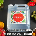 【公式】ベジセーフ 詰め替え お徳用 4L 野菜洗い ベジセーフ お米 美味しい アルカリイオン水 アルカリ電解水 キッチン掃除 消臭スプレー キッチン用 野菜 果物 洗浄 除菌スプレー ノンアルコール 農薬除去 野菜水切り 水切り 野菜 キャンプ 防災 BBQ 便利 送料無料
