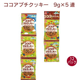 サンコー ココアプチクッキー　9g×5袋 12個　連菓子　食べ切サイズ　小袋　吊り下げ菓子　おやつ