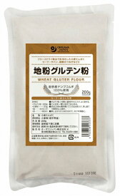 オーサワ オーサワの地粉グルテン粉 200g 5袋　父の日