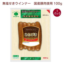 信州ハム 国産ポークウインナー 100g 1パック　父の日