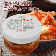 白菜キムチ 国産乳酸発酵 国産白菜キムチ 信州望月高原 カナモト食品 こだわりキムチ 300g 【3〜24パック…