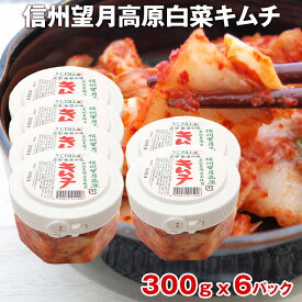 キムチ カナモト食品 白菜キムチ 信州望月高原 300g 6パック 無添加 キムチ