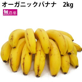 オーガニック バナナ 2kg フルーツ 果物